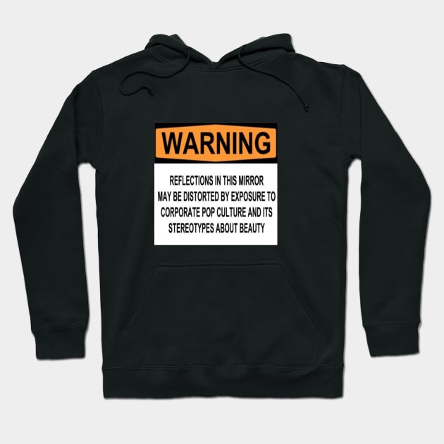 Warning sign Hoodie by Qwerty